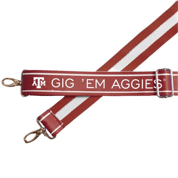 TEXAS A&M - Licensed - Go Aggies | Game Day | Clear Purse | Adjustable Strap - Picture 2 of 8